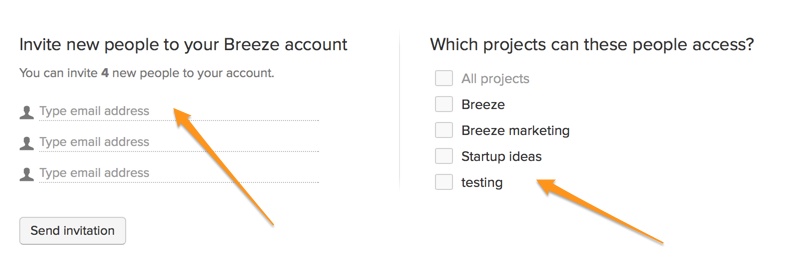 Add new people to your team
